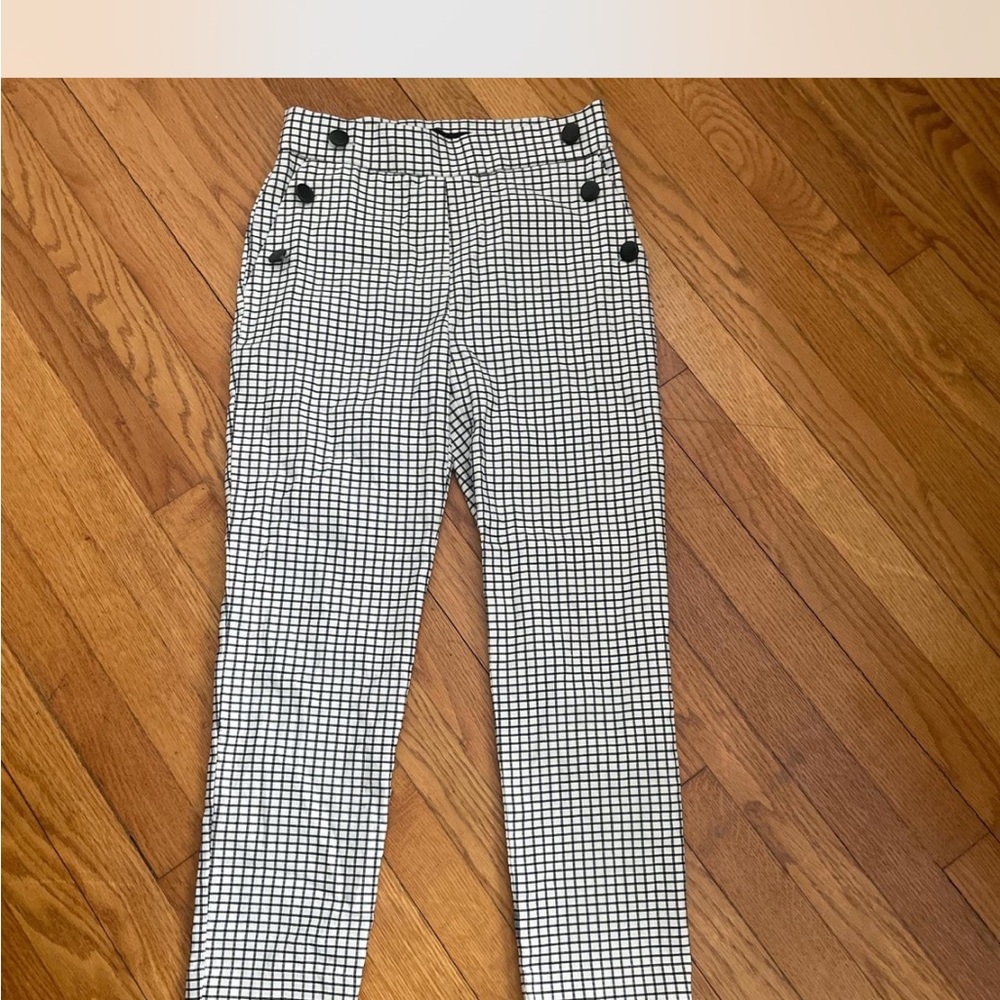 Jules & Leopold Monochrome Checkered Pants